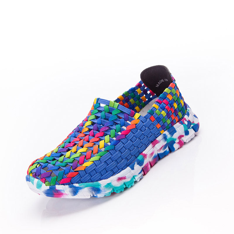 Ethnic style ladies knitted shoes