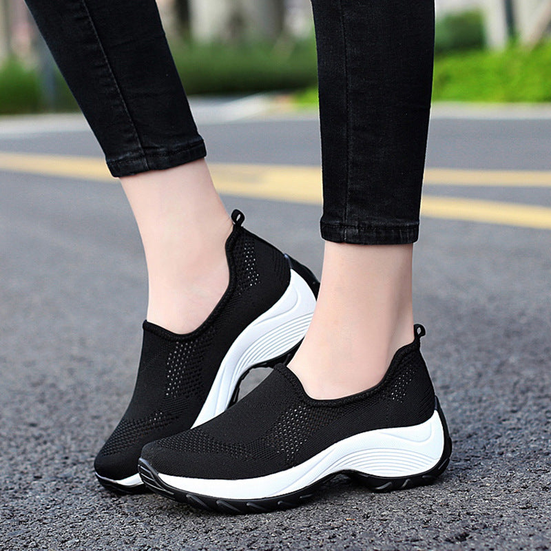 Ladies Casual Sports Mom Shoes Rocking Shoes