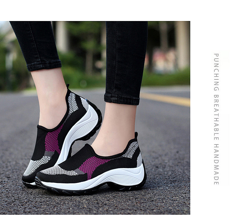 Ladies Casual Sports Mom Shoes Rocking Shoes