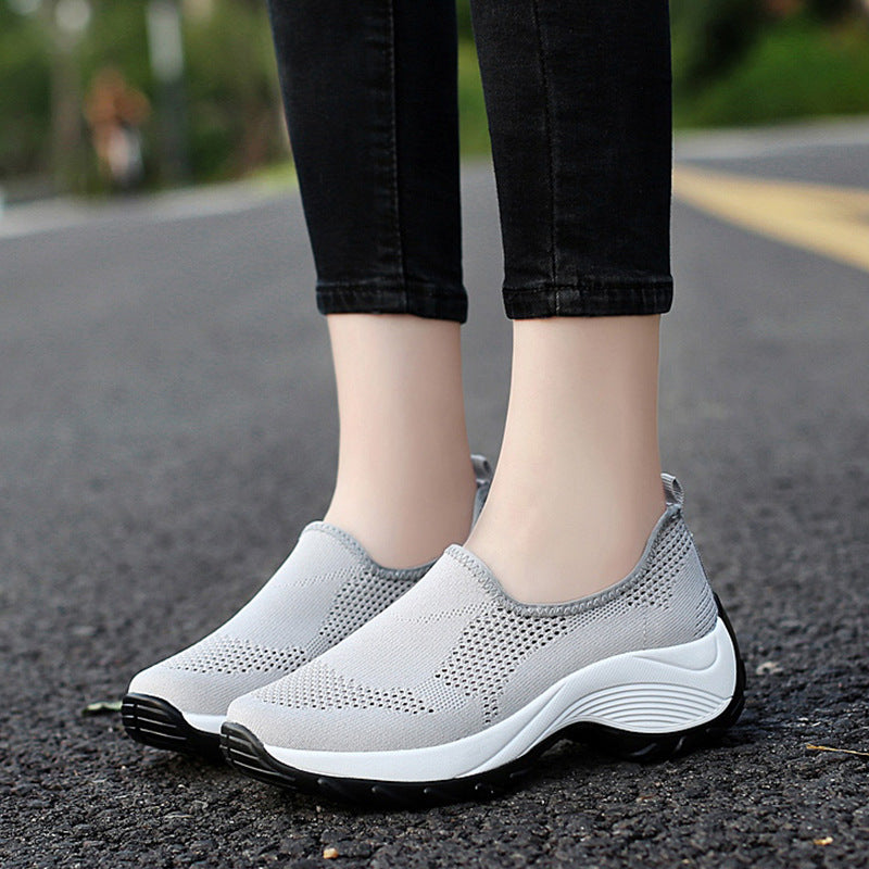 Ladies Casual Sports Mom Shoes Rocking Shoes