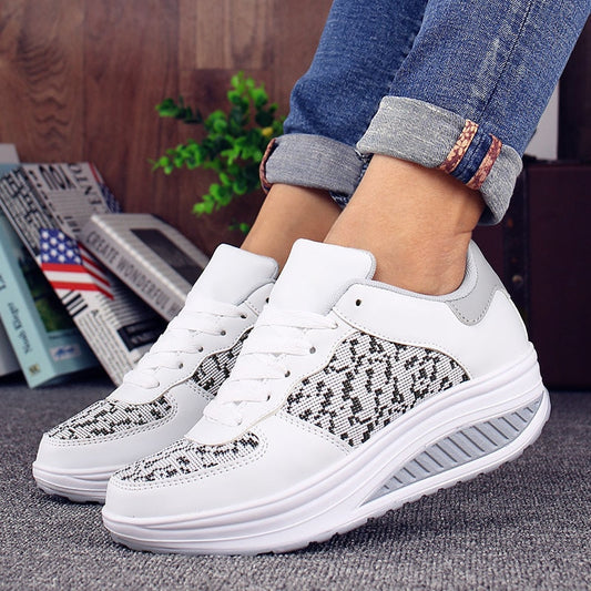 Ladies platform casual shoes