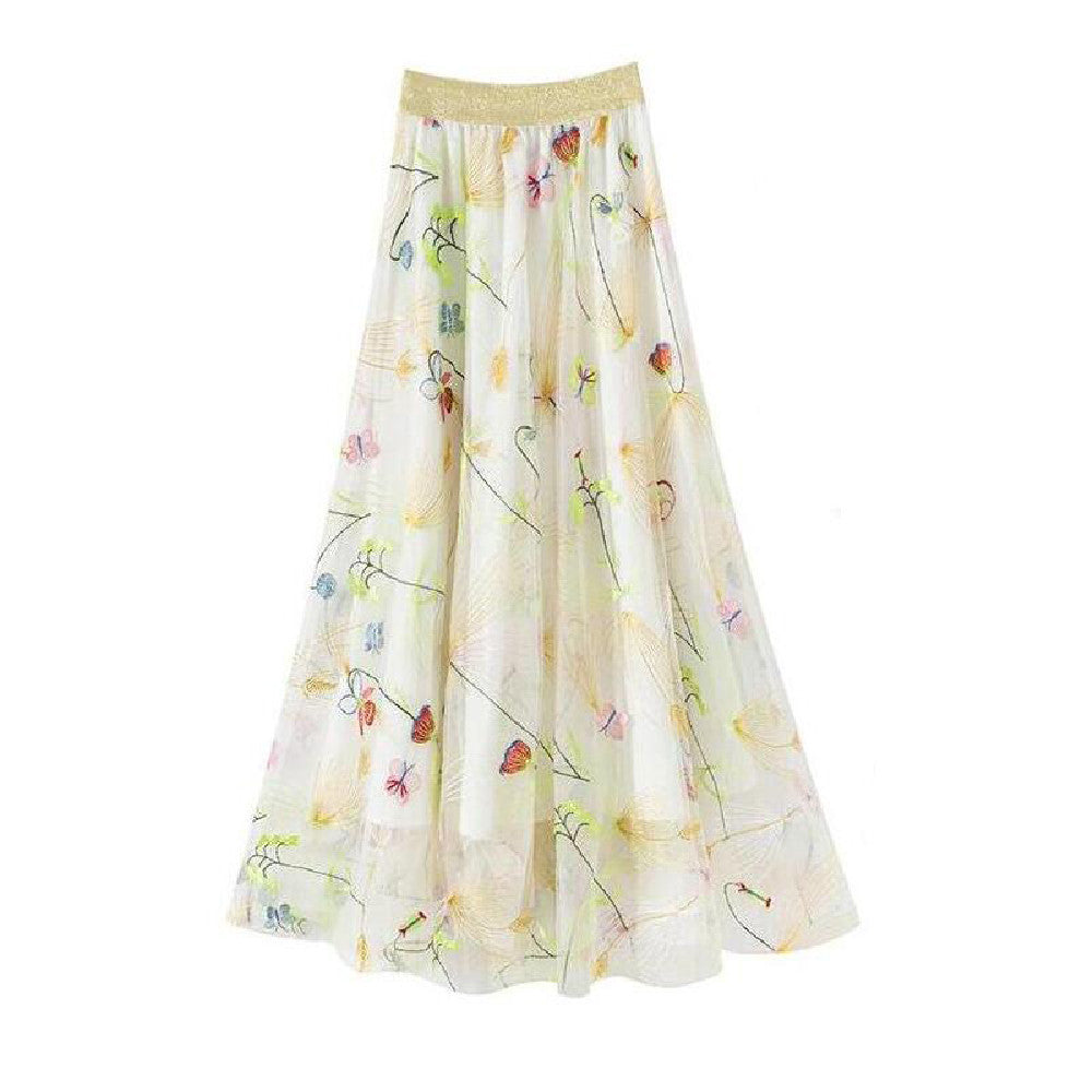 Women's Fashion Gauze Butterfly Skirt