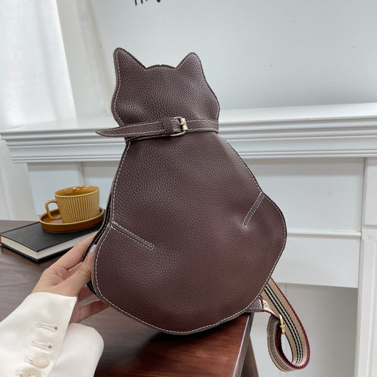 Women's New Messenger Cute Cat Shoulder Bag