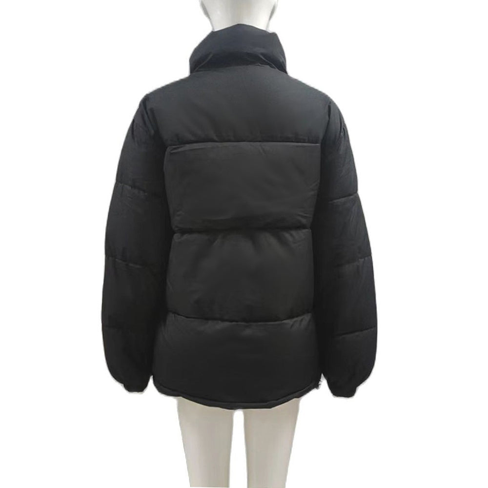 Winter Coat Women Casual Windproof Down Cotton Coat Warm Thickened Jacket Solid Outwear All-match Loose Tops Clothing