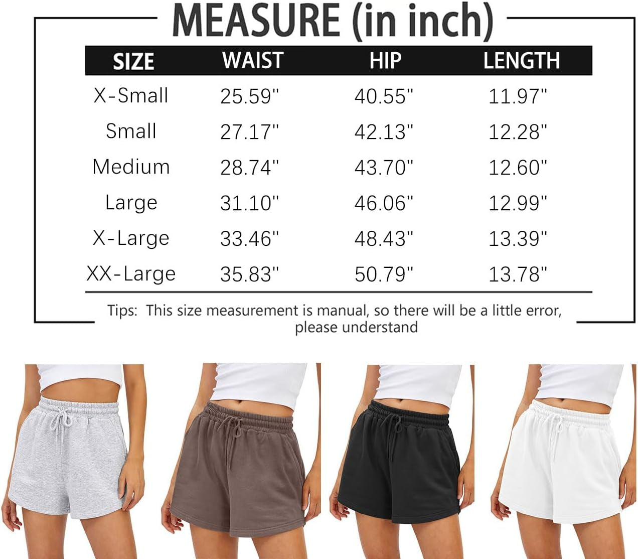 "Comfy and Stylish Women'S High Waist Sweat Shorts - Perfect for Summer and Fall Fashion"